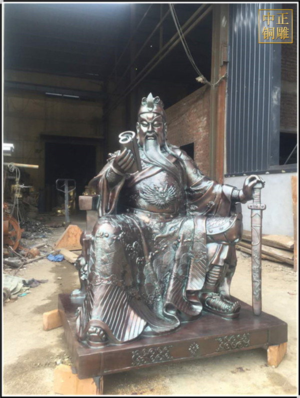 看書關公像鑄造.jpg 看書關公像鑄造.jpg